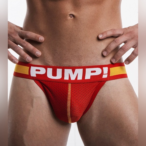 Pump Red/Yellow Jockstrap - New - Picture 6 of 8
